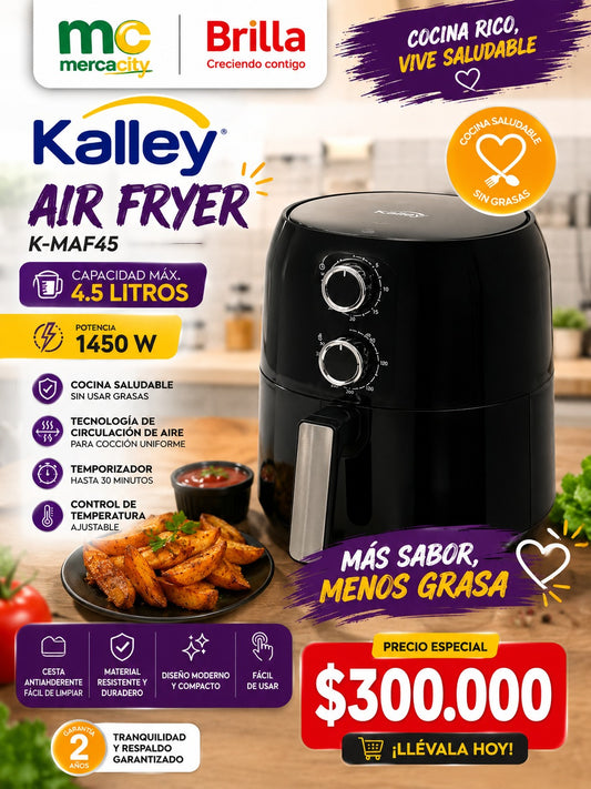FREIDORA DE AIRE 4.5 LITROS 1450W KALLEY