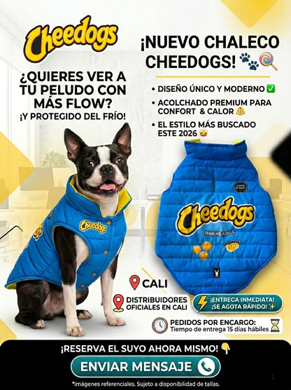 Chaleco Acolchado para Perros Cheedogs Talla L