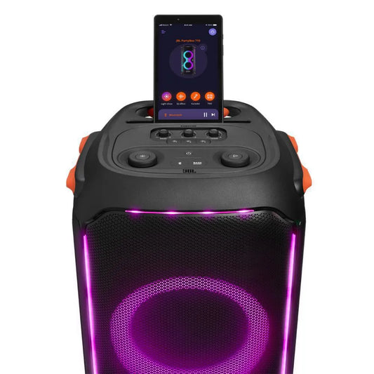 Parlante JBL PartyBox 710 – 800 W Pro Sound, RGB, Karaoke & Ruedas