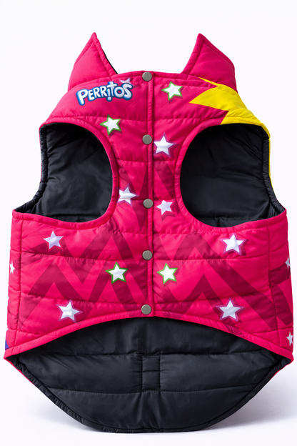 Chaleco Acolchado para Perros Perritos Pops Fucsia